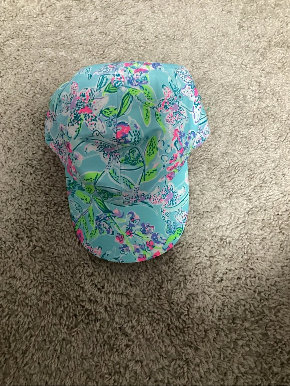 Lilly Pulitzer Run Around Printed Baseball Hat